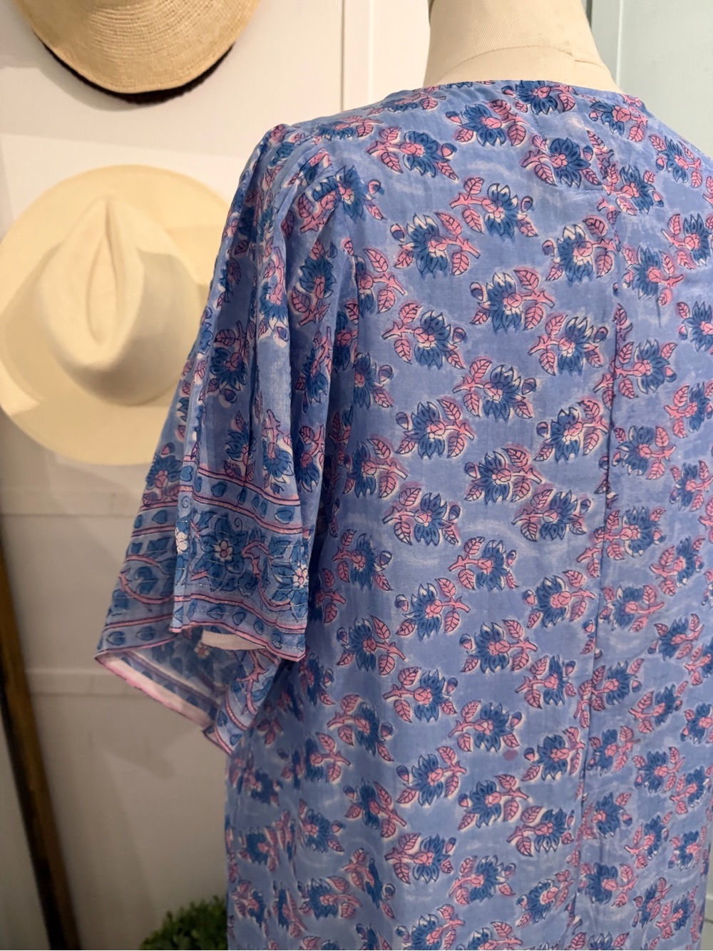 SPELL Flutter Tunic Dress Mini Medium Bohemian Short Sleeve - Picture 6 of 9